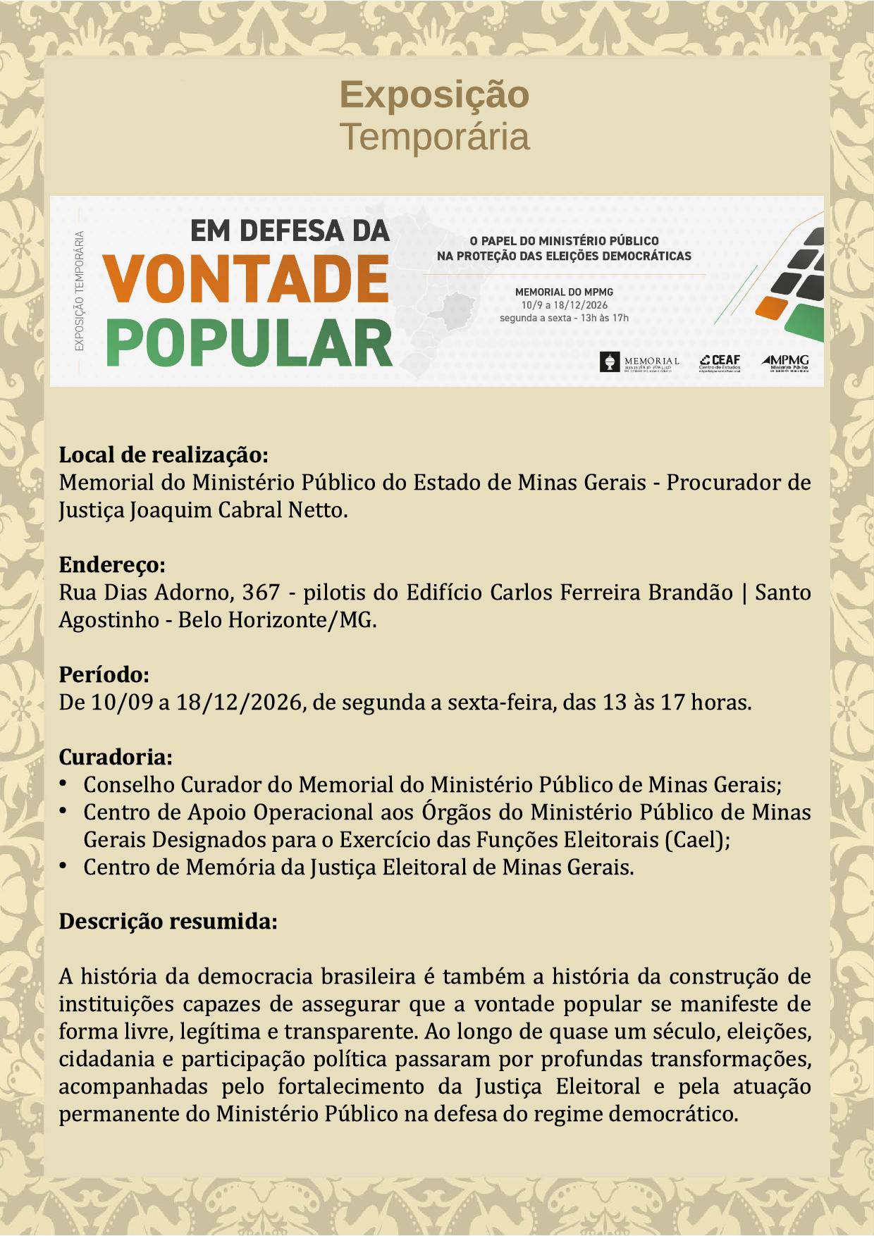 Em defesa da vontade popular – o papel do Ministério Público na proteção das eleições democráticas